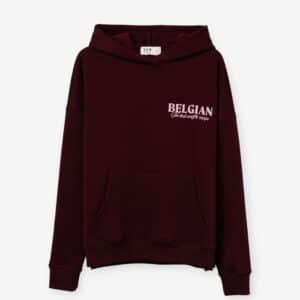 sweat à capuche axis rouge piment