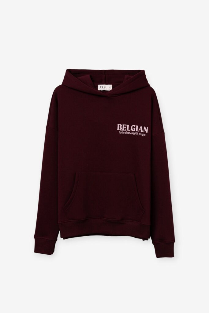 sweat à capuche axis rouge piment