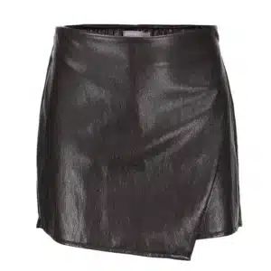 jupe short fille marron foncé