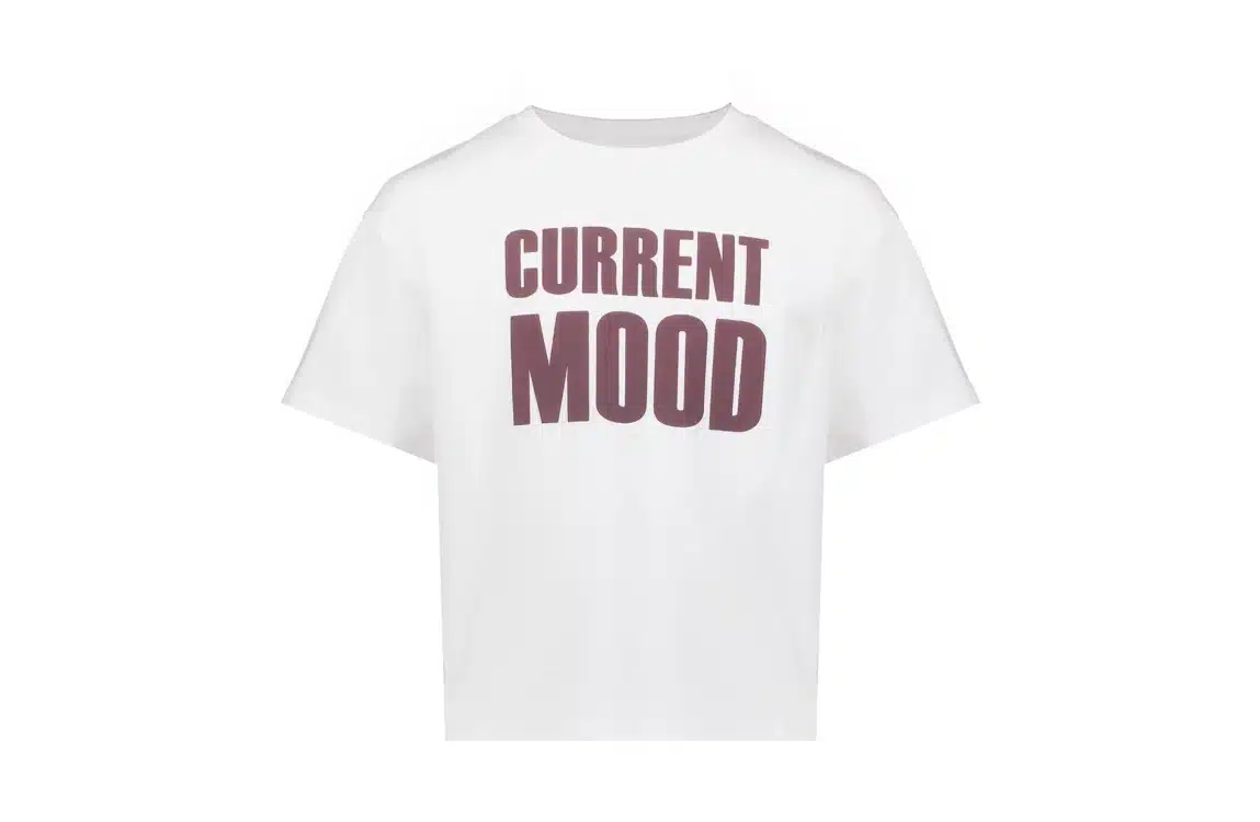 t shirt imprimé current mood fille Écru/marron