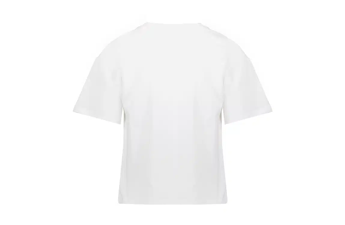 t shirt imprimé current mood fille Écru/marron