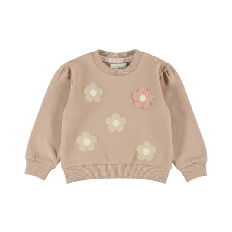 sweat bébé taupe clair