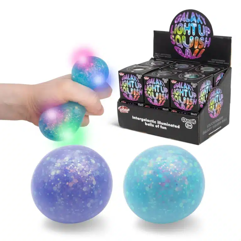 balle squishy lumineuse