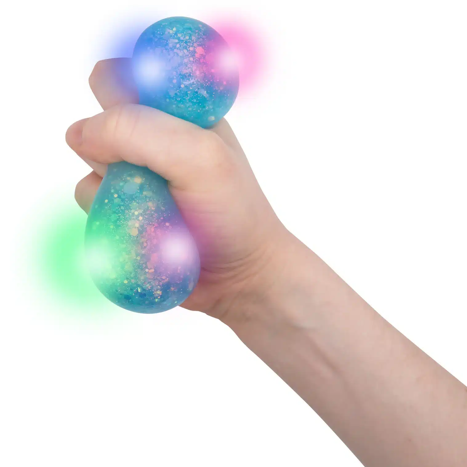 balle squishy lumineuse