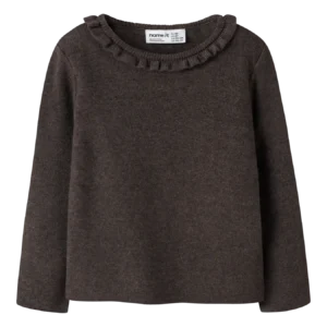 sweat à capuche "rocking all day" marron (copie)