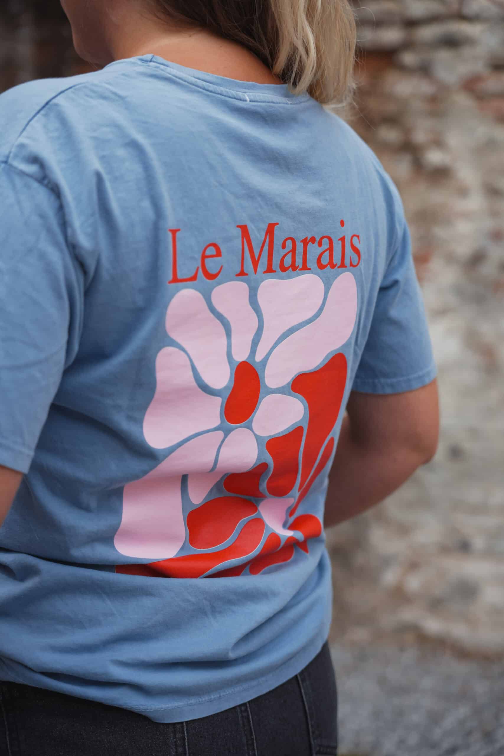 t shirt blanc crabe
