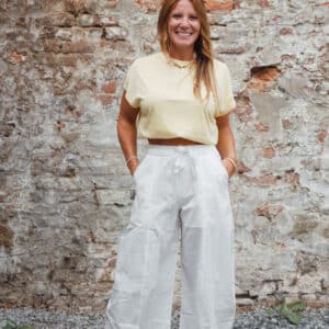 t shirt blanc crabe