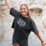 t shirt blanc crabe