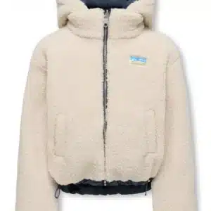 veste réversible teddy / bleu marine