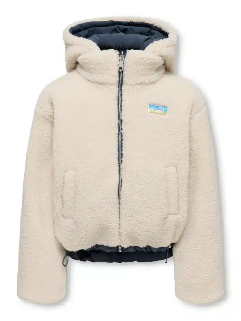 veste réversible teddy / bleu marine