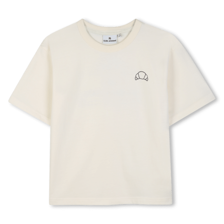t shirt manches courtes craie