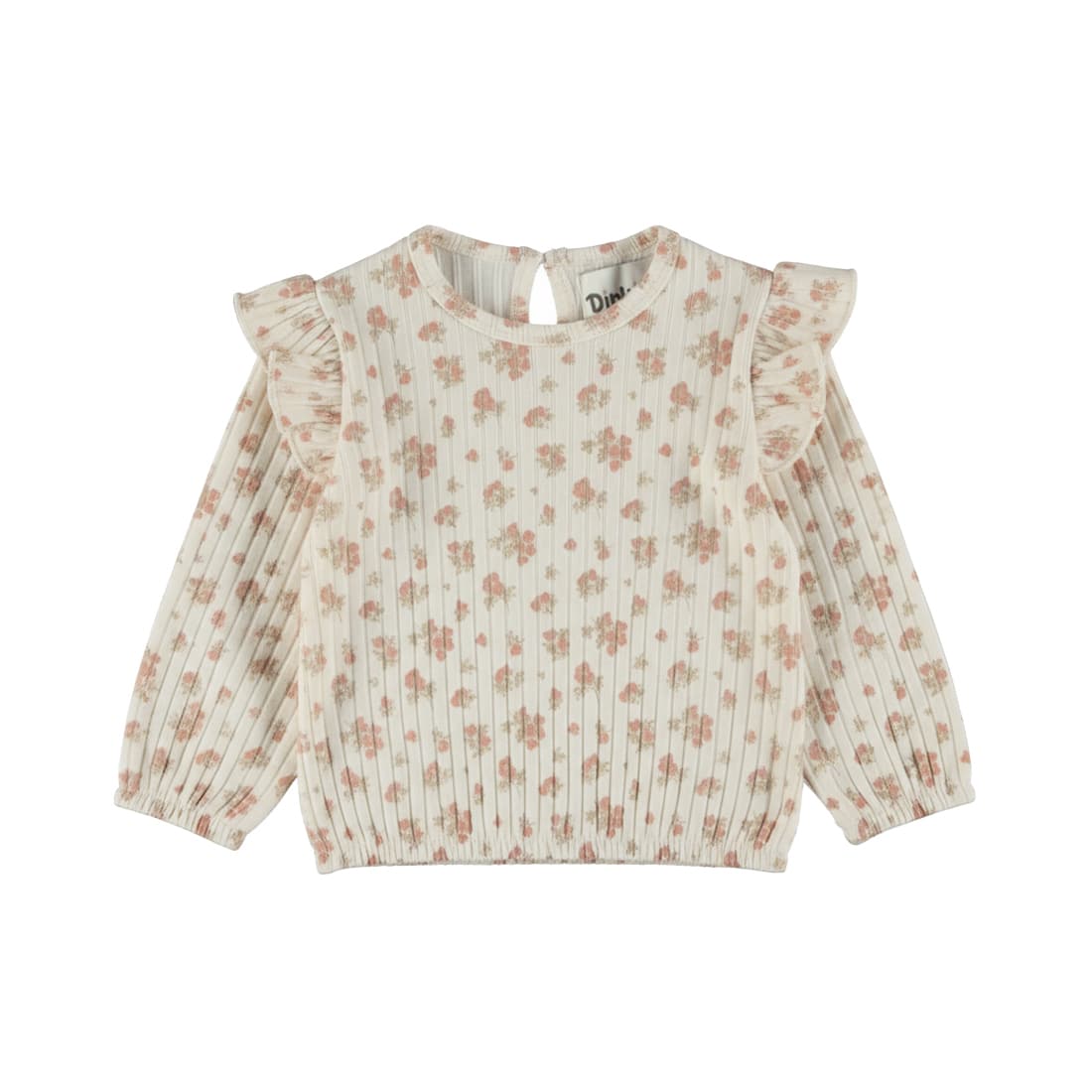 t shirt manches longues bébé blanc cassé