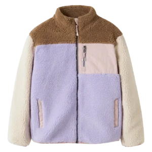 veste teddy ecru brun & bleu (copie)