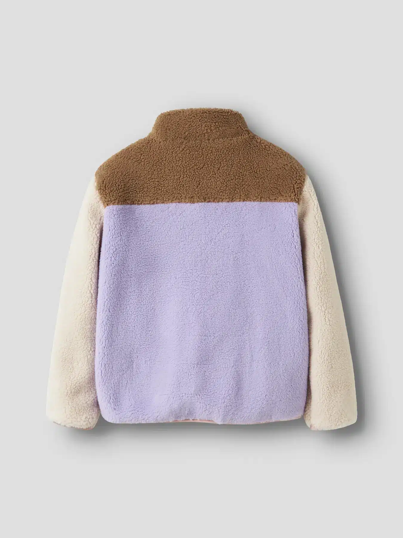 veste teddy ecru brun & bleu (copie)