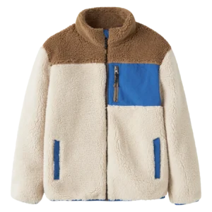 veste sans manches teddy ecru & bleu (copie)