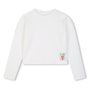 t shirt manches longues Écru