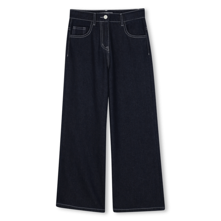jean bleu denim brut