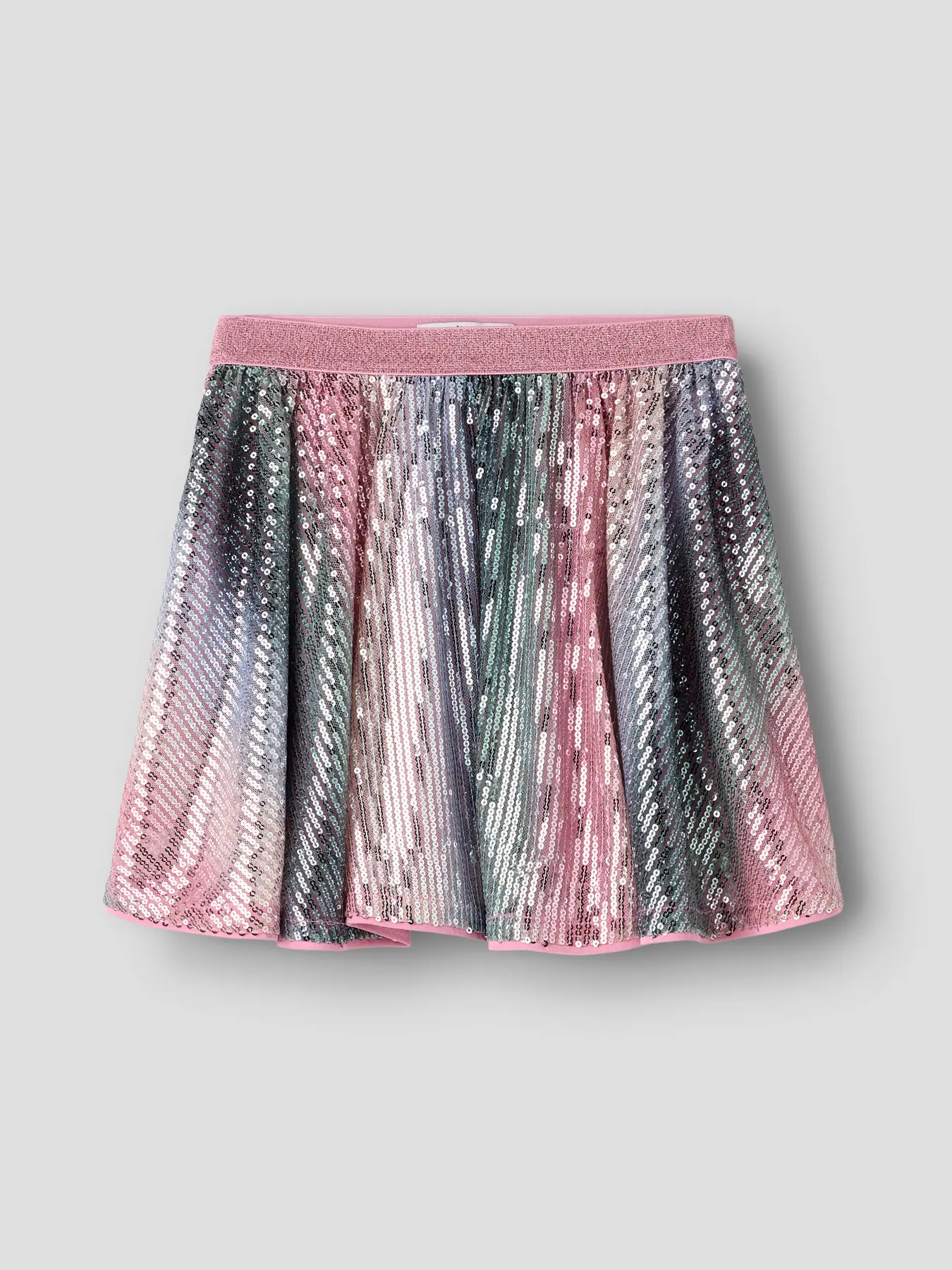Jupe à sequins multicouleurs