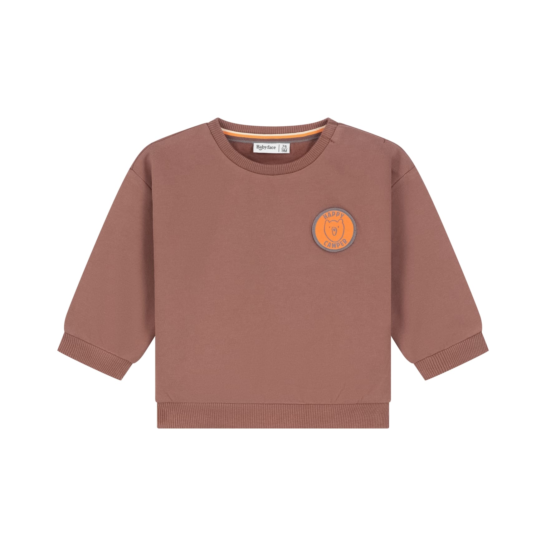 Sweat bébé garçon Marron chocolat — vue principale