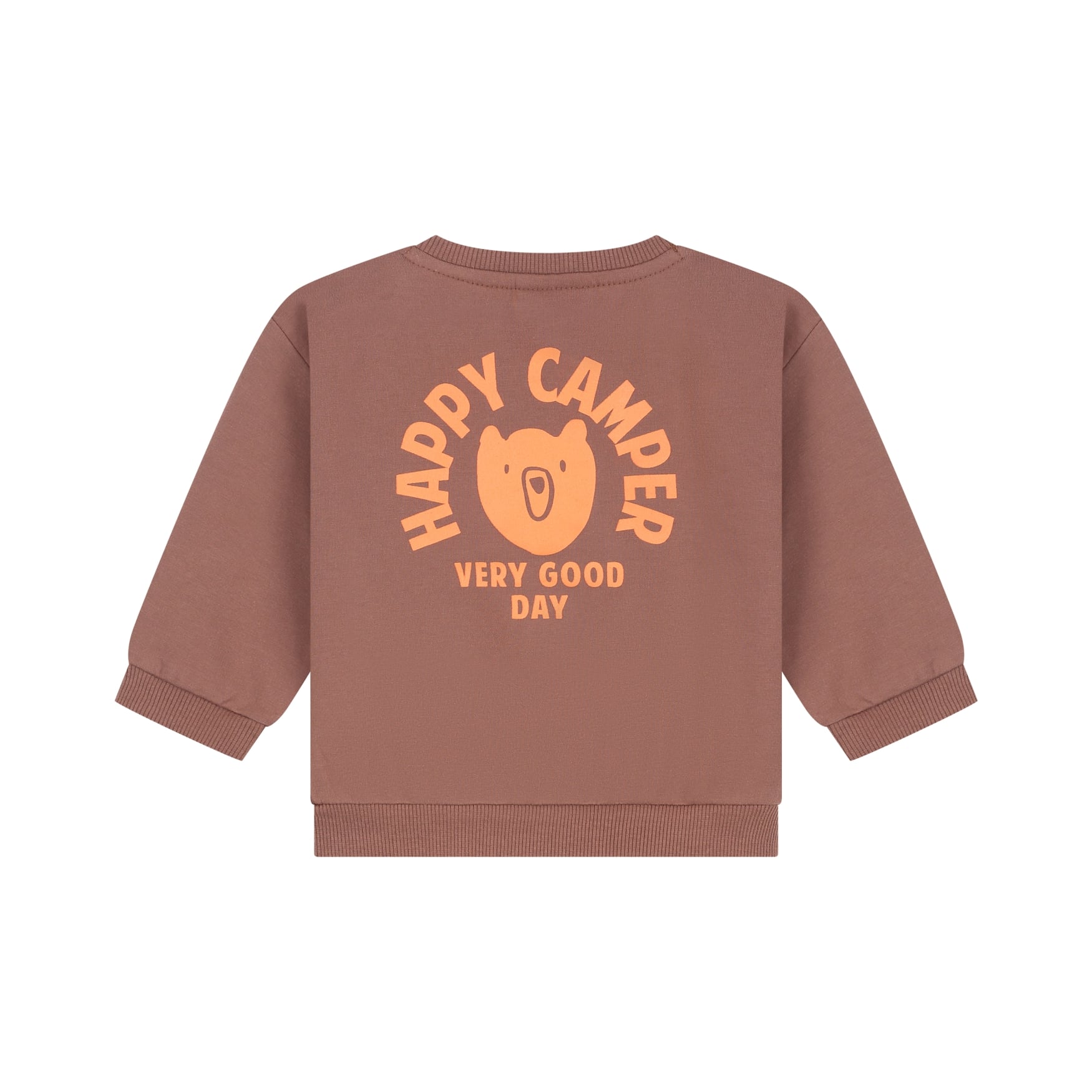 Sweat bébé garçon Marron chocolat — vue 2