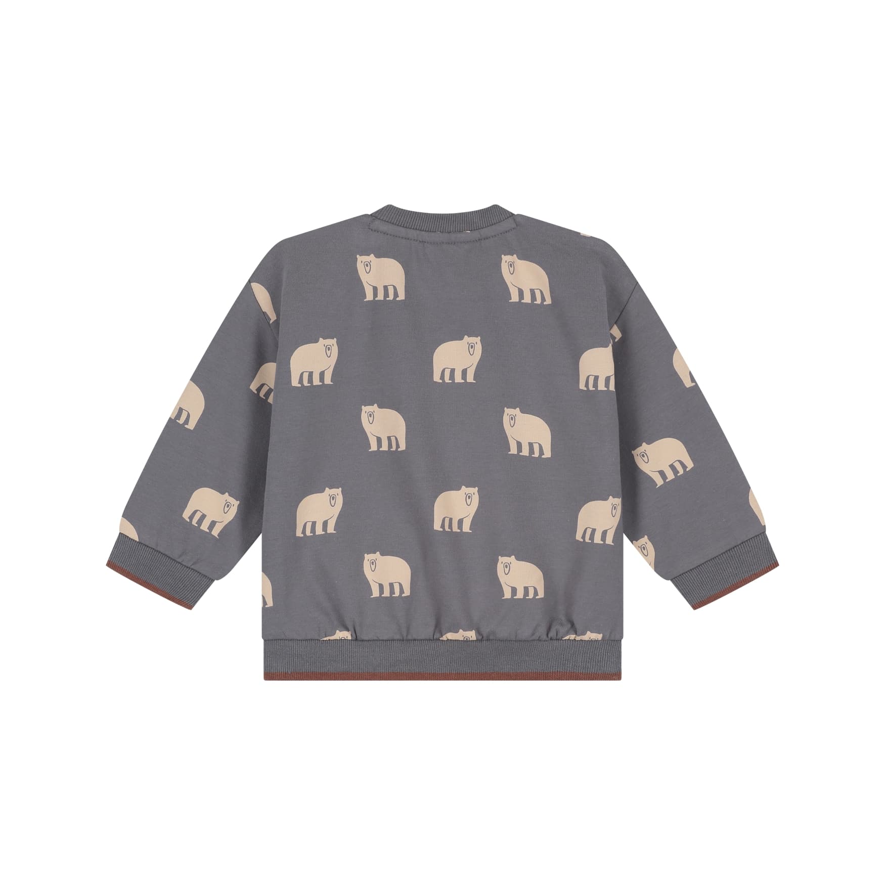 Sweat bébé garçon Gris acier — vue 2