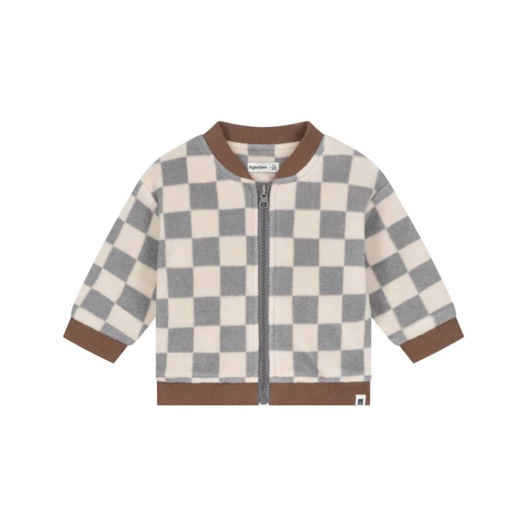 Gilet bébé garçon Gris acier — vue principale