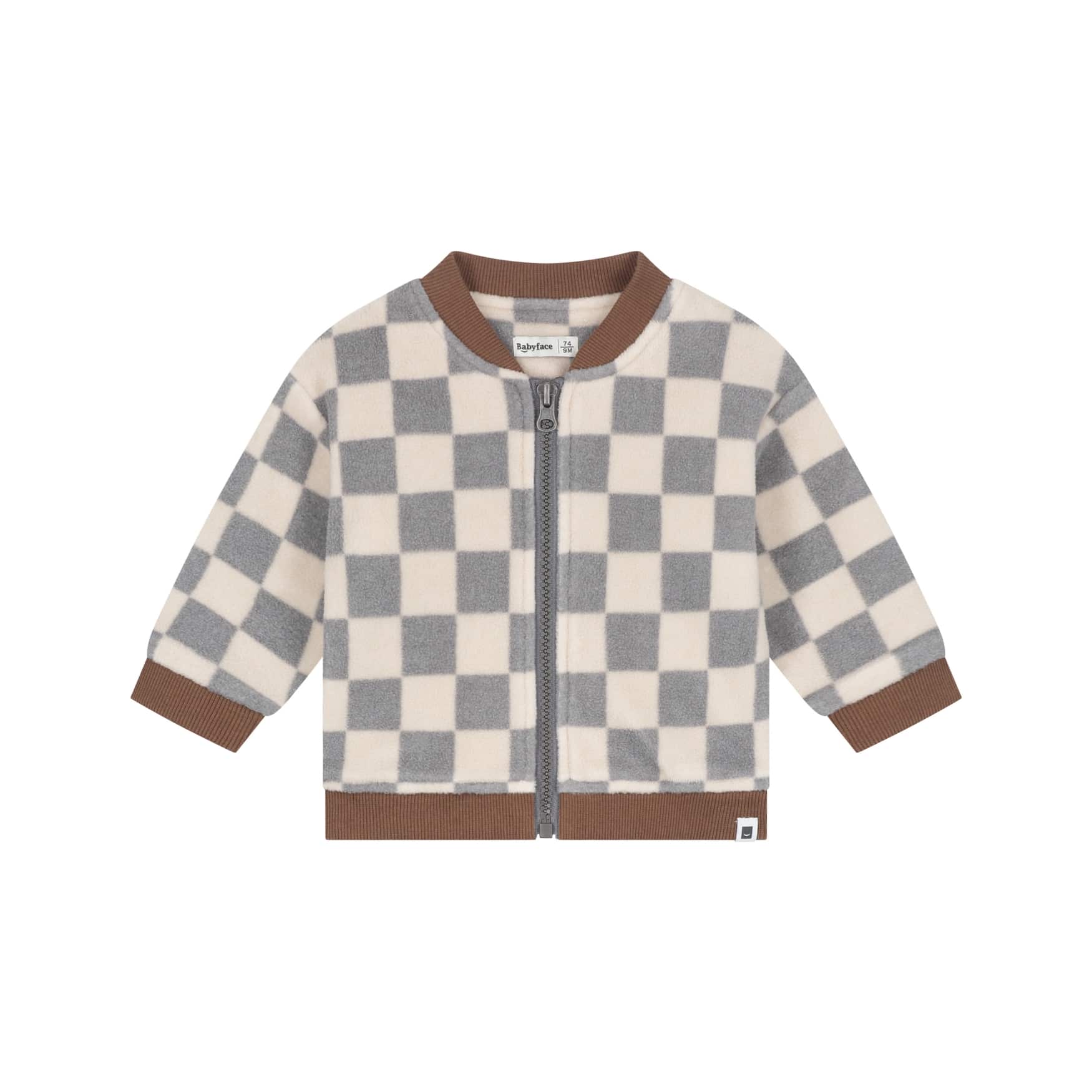 Gilet bébé garçon Gris acier — vue principale