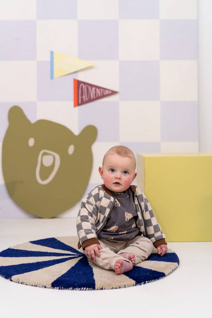 Gilet bébé garçon Gris acier — vue 3