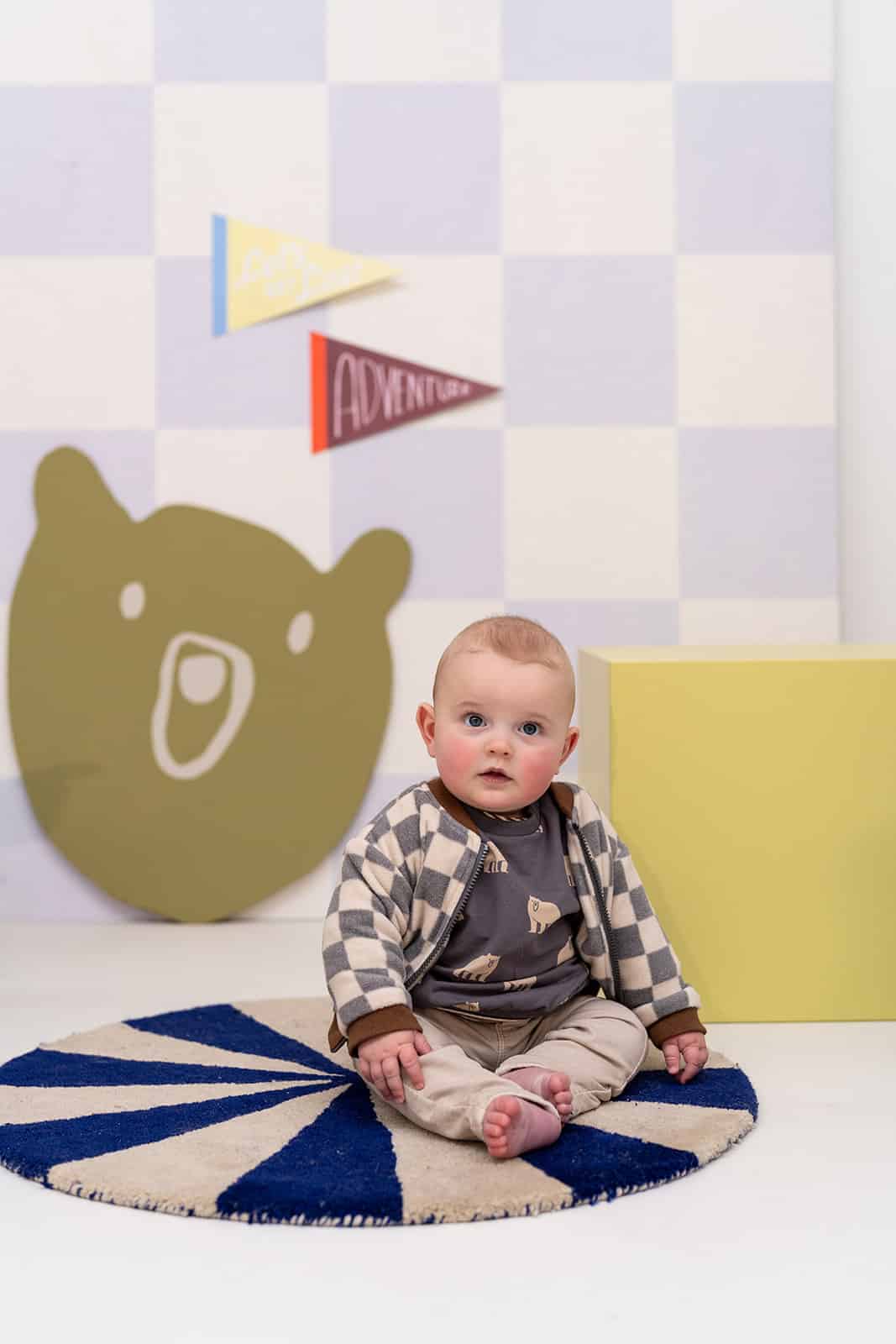 Gilet bébé garçon Gris acier — vue 3