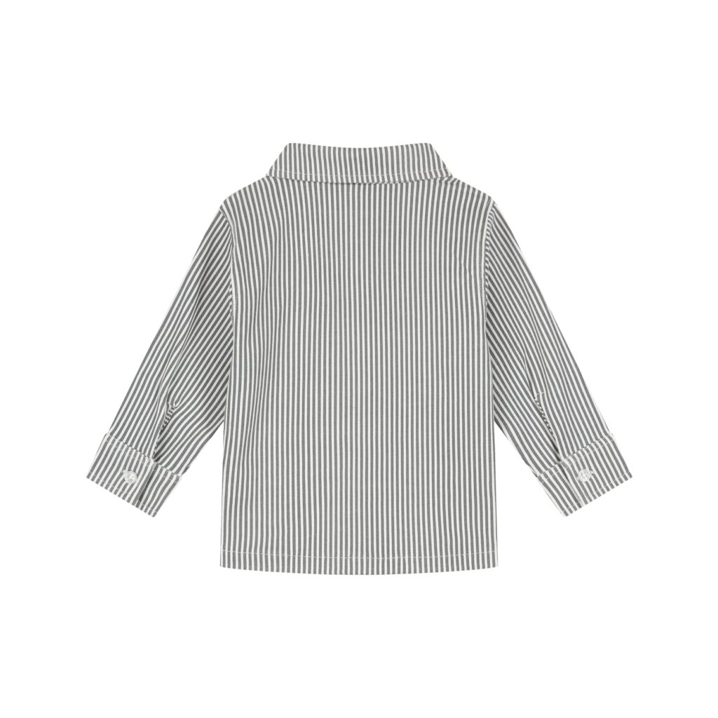 Chemise manches longues bébé garçon Ivoire — vue 2