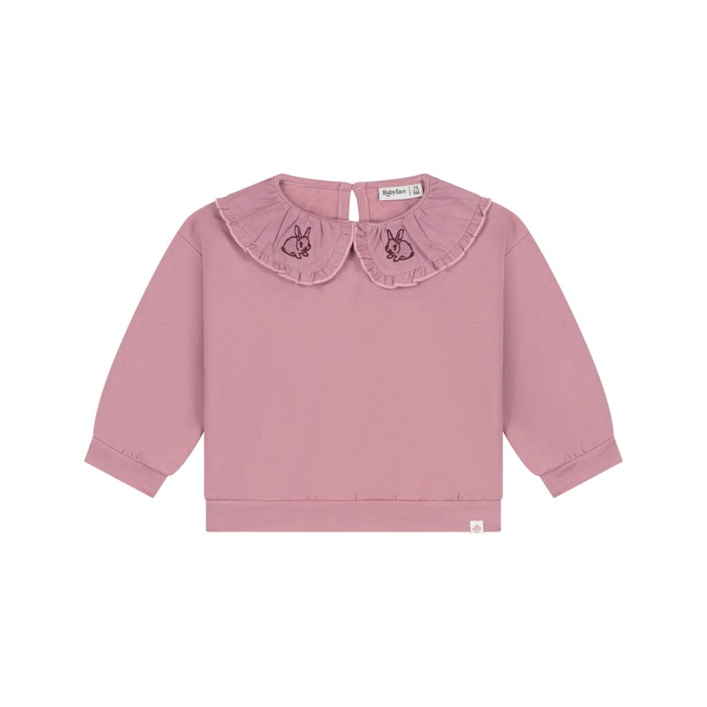 Sweat bébé fille Bois de rose — vue principale
