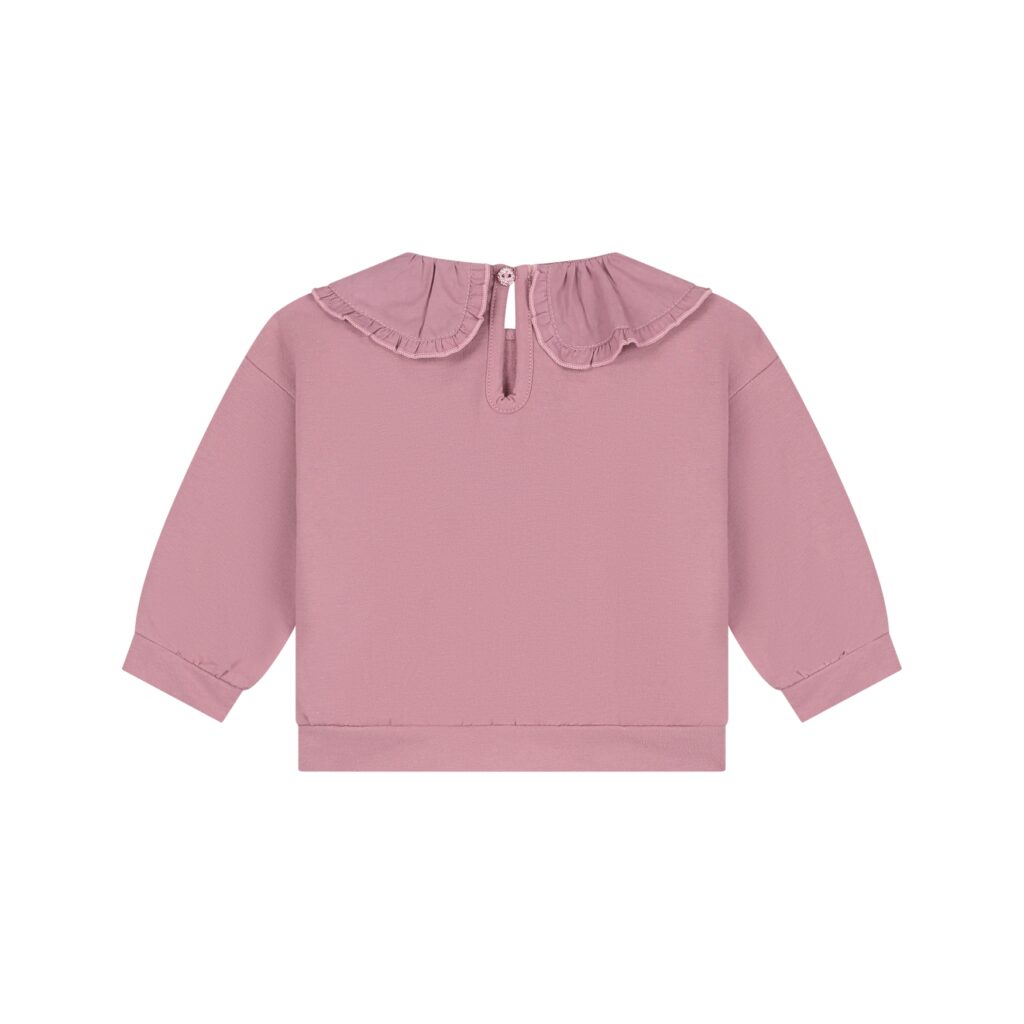 Sweat bébé fille Bois de rose — vue 2