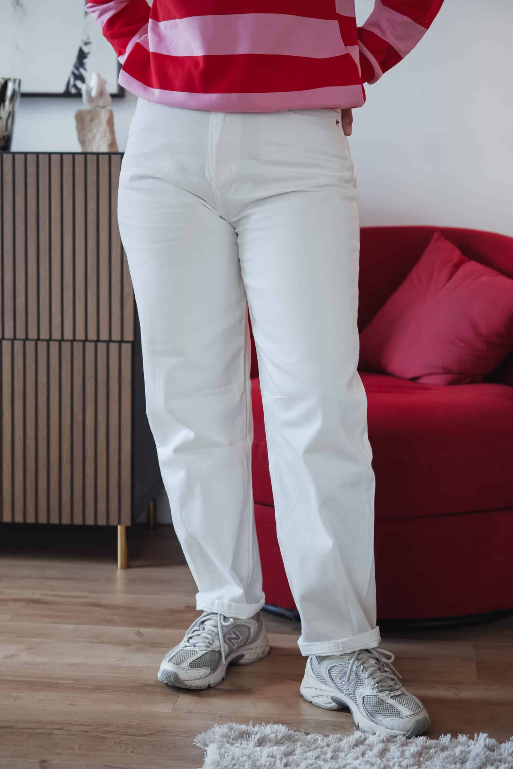 jeans gris foncé barrel