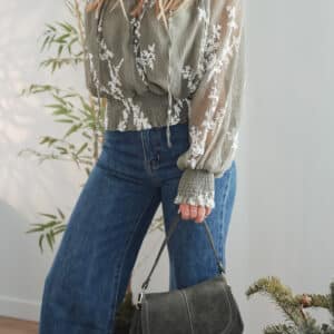 sweat "c'est la vie" gris
