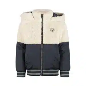veste mi teddy et bleu
