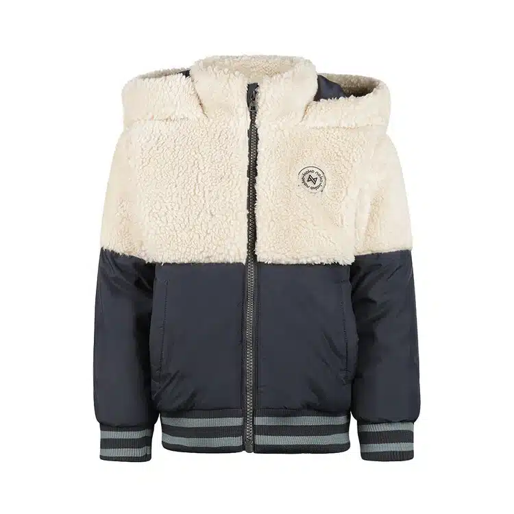 koko-noko-jongens-winterjas-donkerblauw-off-white