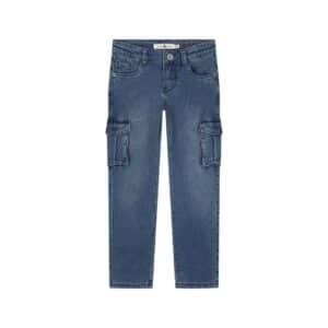 Jean worker garçon Denim bleu foncé — vue principale