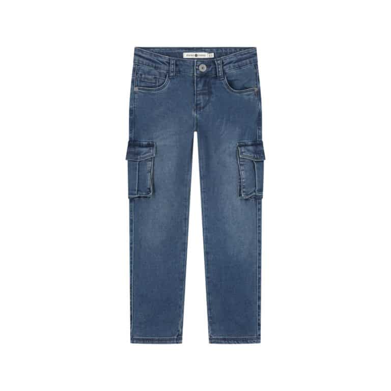 Jean worker garçon Denim bleu foncé — vue principale