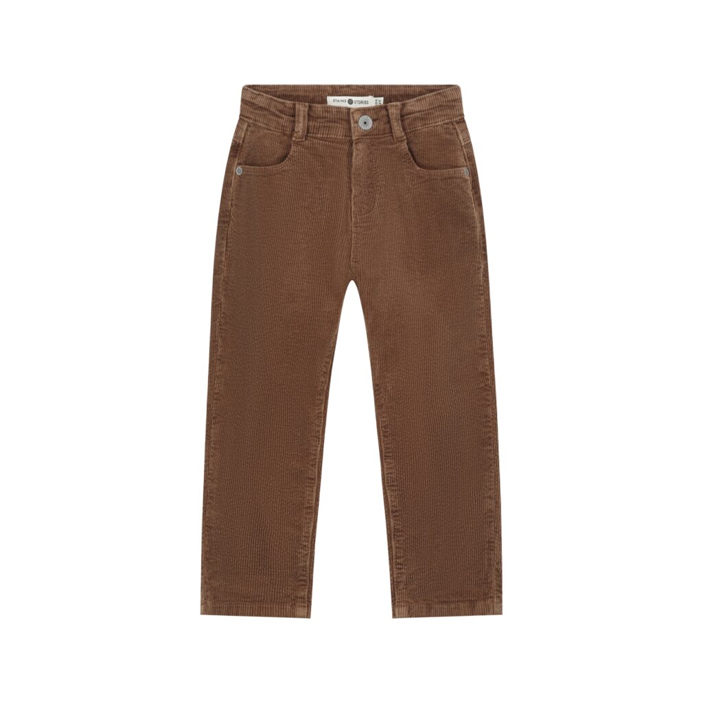 Pantalon coupe large garçon Taupe — vue principale