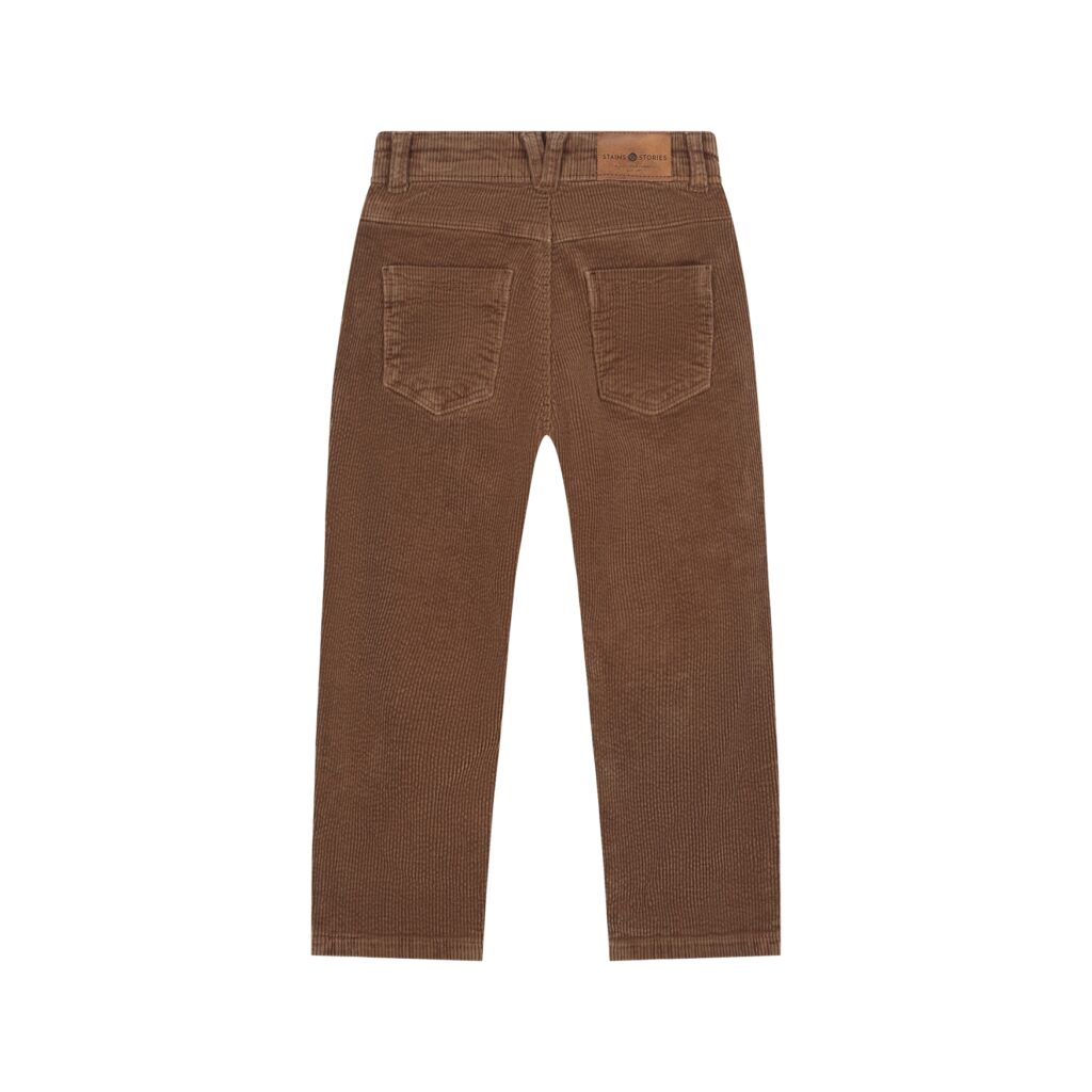 Pantalon coupe large garçon Taupe — vue 2