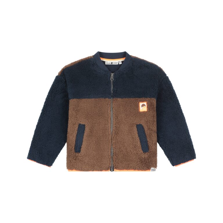Gilet teddy garçon Indigo — vue principale