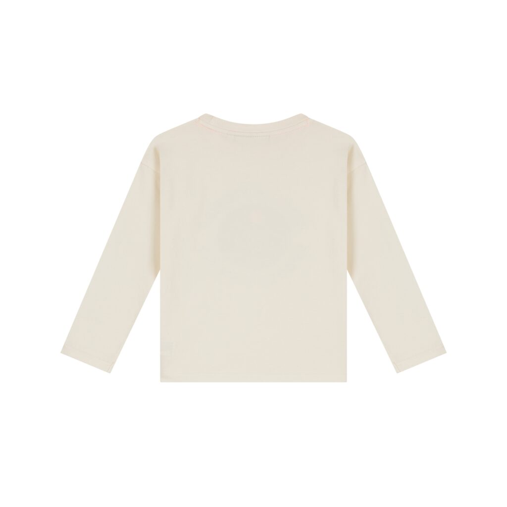 T-shirt manches longues garçon Ivoire — vue 2