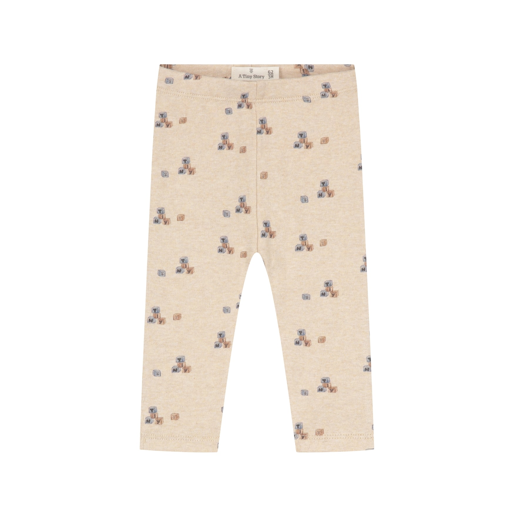 Pantalon bébé Beige chiné — vue principale
