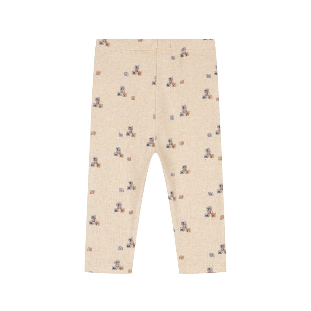 Pantalon bébé Beige chiné — vue 2