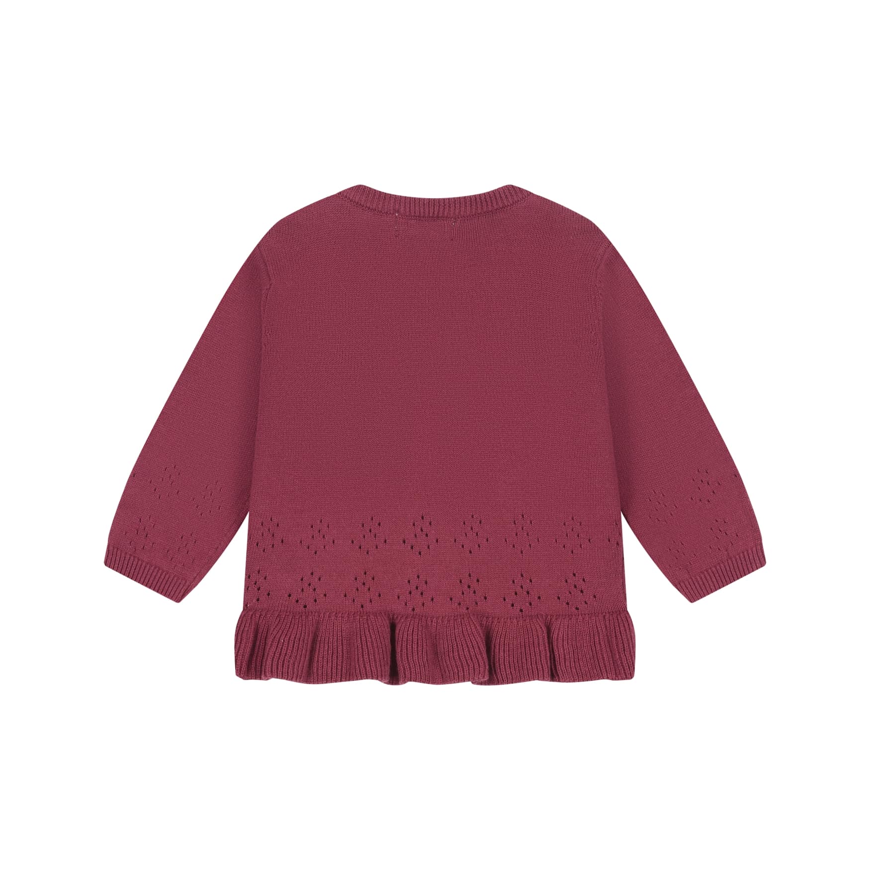 Pull bébé Bordeaux — vue 2