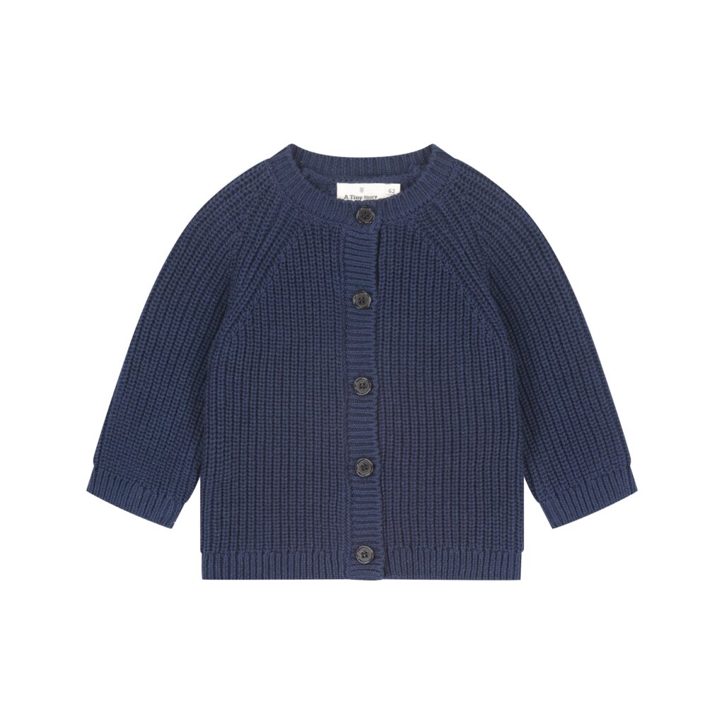 Gilet bébé Bleu foncé — vue principale
