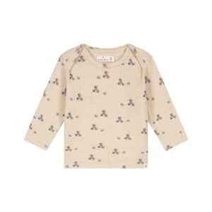 T-shirt manches longues bébé Beige chiné — vue principale