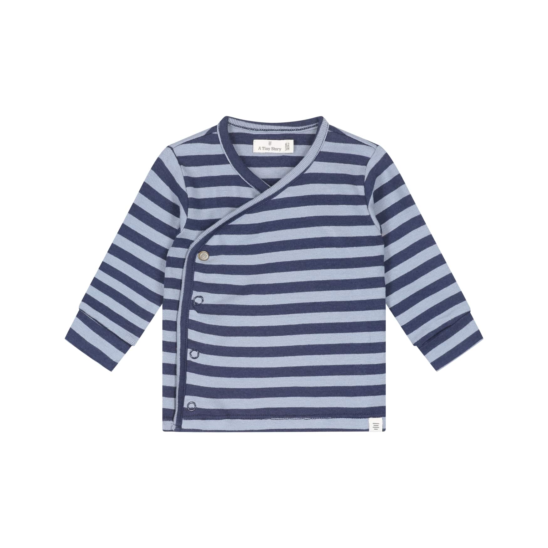 T-shirt manches longues bébé Bleu foncé — vue principale