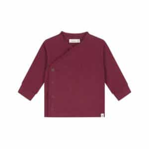 T-shirt manches longues bébé Bordeaux — vue principale