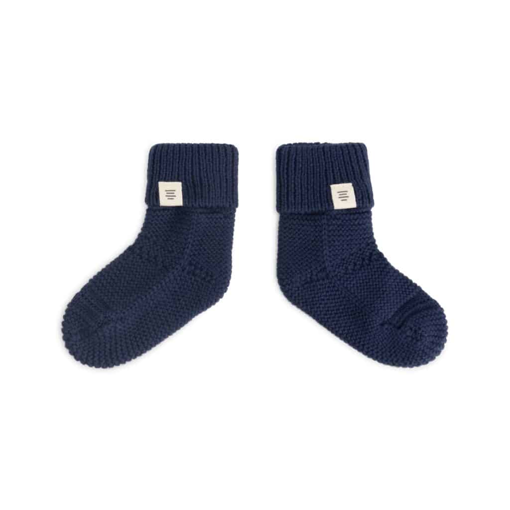 Chaussons bébé Bleu foncé — vue principale